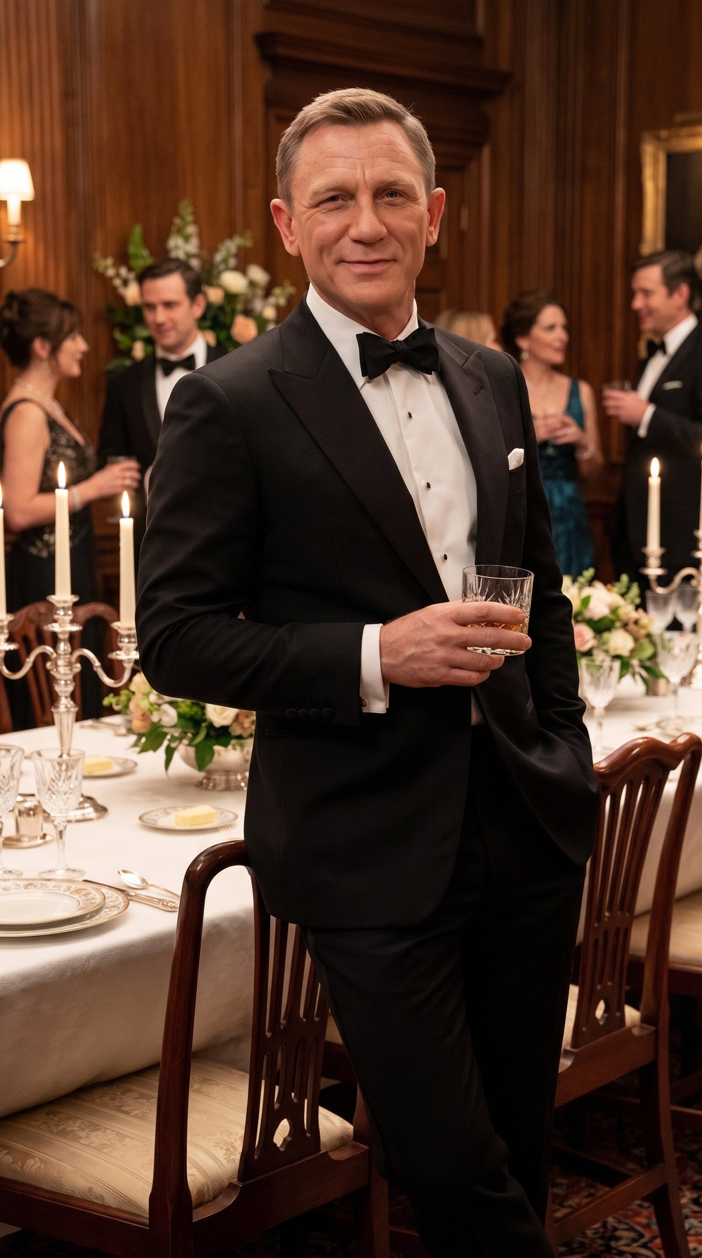 Men’s James Bond Style Black Dinner Jacket Blazer – Classic Formal Tuxedo Evening Wear
