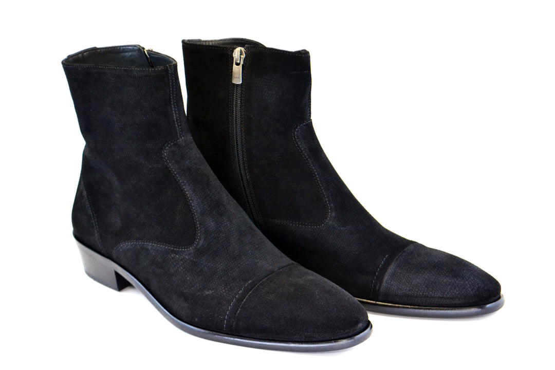 Corrente 1547 Suede Slip-On Boot - Black - Image 2