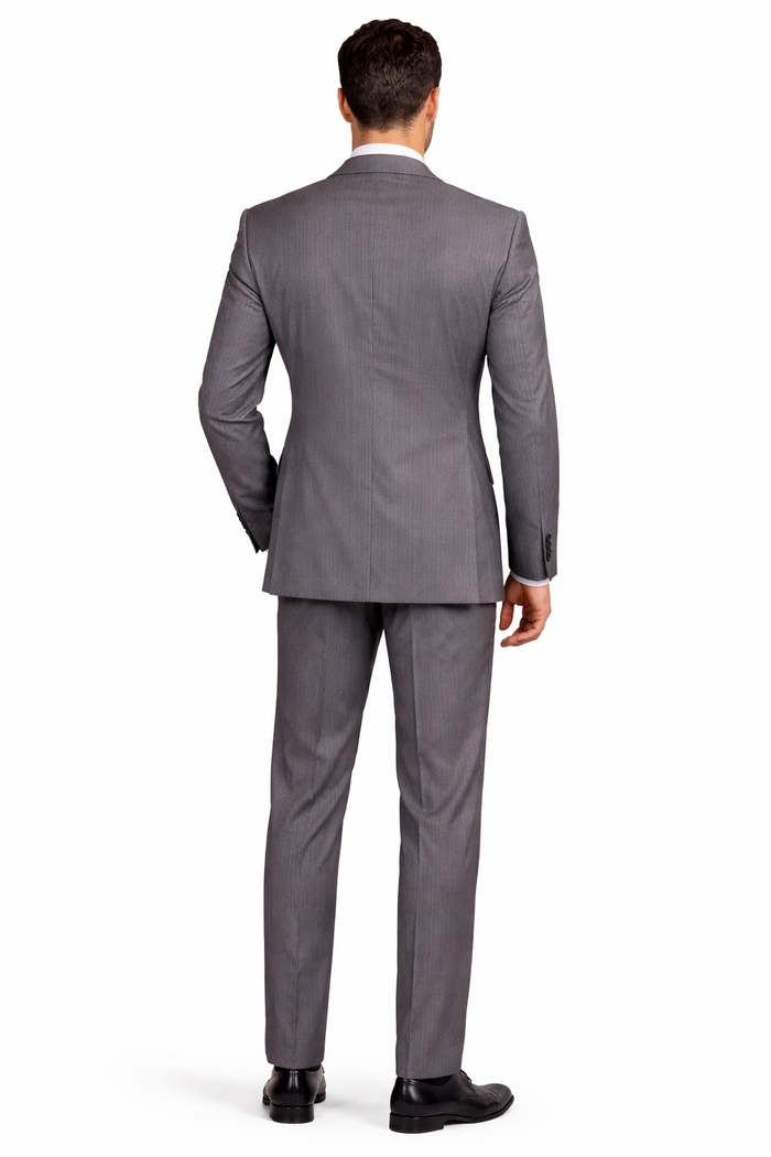 1920s Mens Suit - 1920s Mens Outfit - 1920s  costume  Bold Pinstripe  Suit  Grey