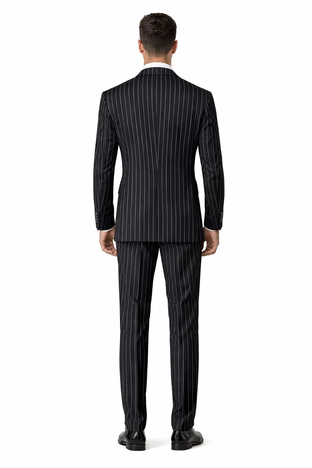 1920s Mens Suit - 1920s Mens Outfit - 1920s costume  Bold Pinstripe Suit in  Black