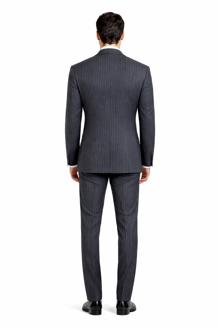 1920s Mens Suit - 1920s Mens Outfit - 1920s  costume  Bold Pinstripe Wide Suit in Grey
