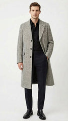 men-s-grey-herringbone-long-overcoat-tweed-black-and-white-pattern-wool-topcoat-three-qaurter