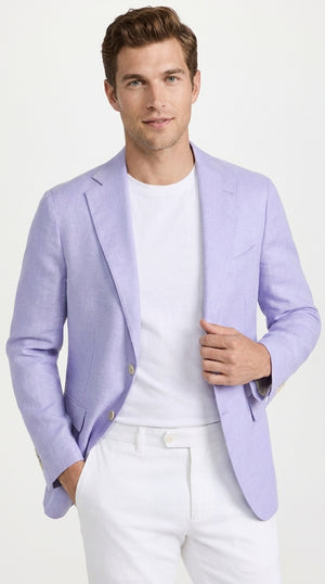 Men’s Lavender Sport Coat – Two-Button Wedding, Business and Smart Casual Blazer