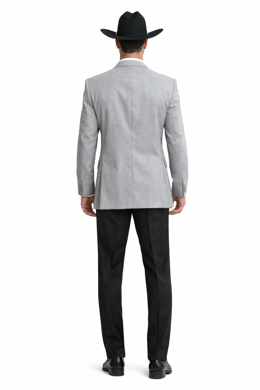 2 Button  Cowboy Dinner Jacket in Grey