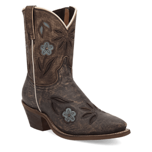 WILD PETAL LEATHER BOOTIE