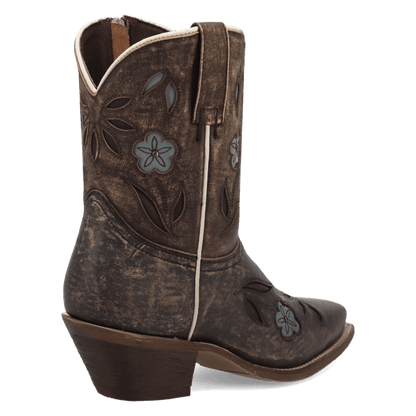WILD PETAL LEATHER BOOTIE