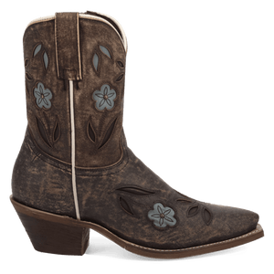 WILD PETAL LEATHER BOOTIE