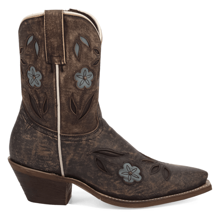WILD PETAL LEATHER BOOTIE