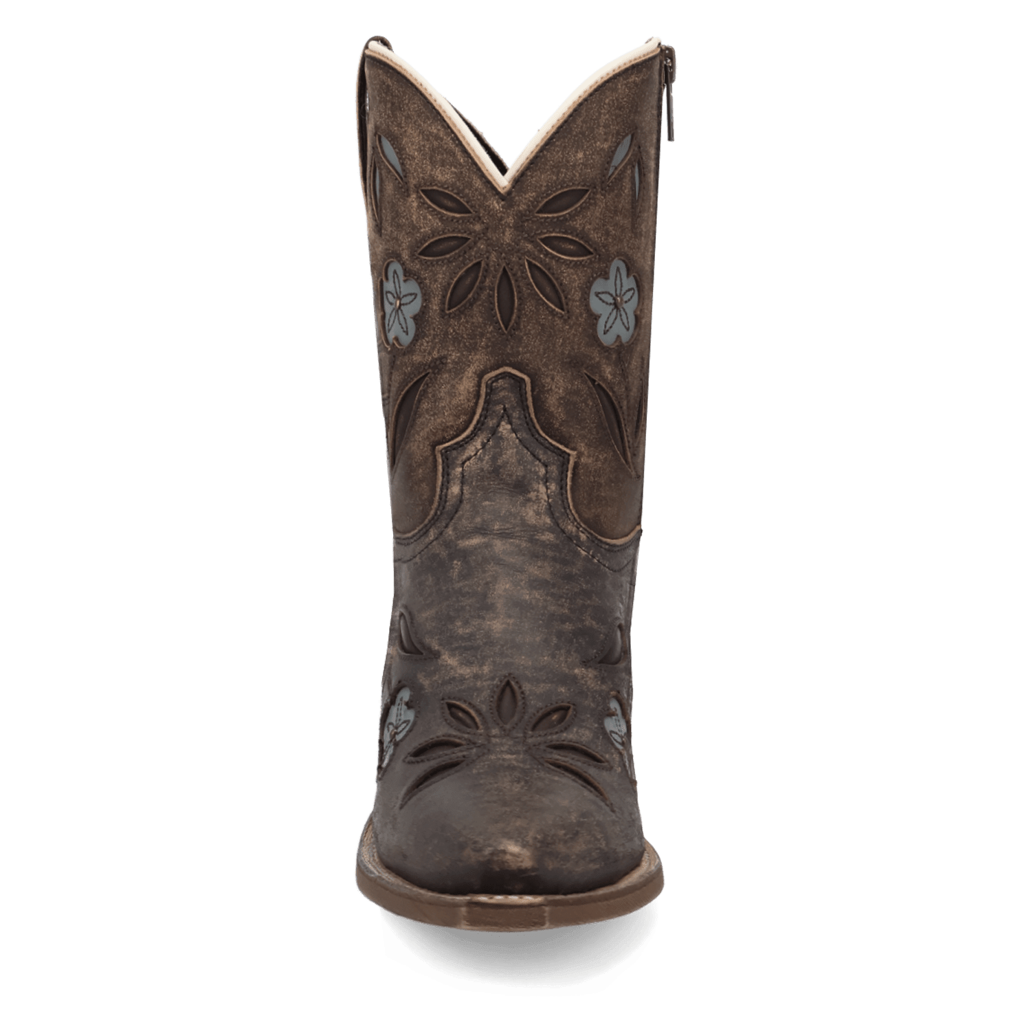 WILD PETAL LEATHER BOOTIE