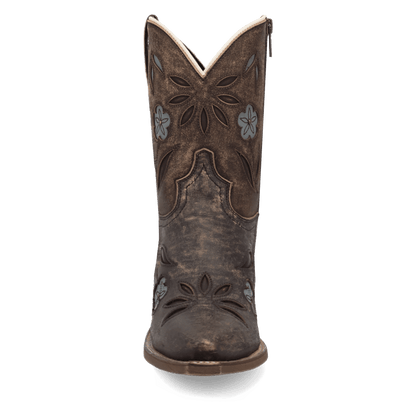 WILD PETAL LEATHER BOOTIE