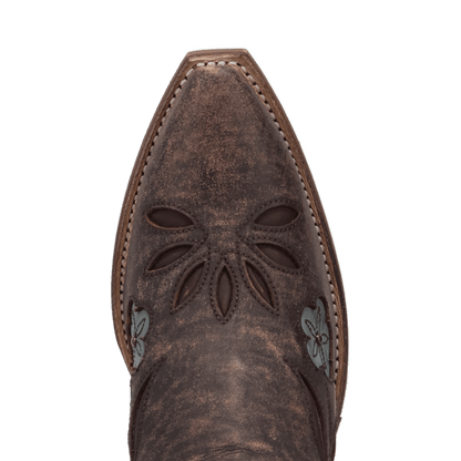 WILD PETAL LEATHER BOOTIE