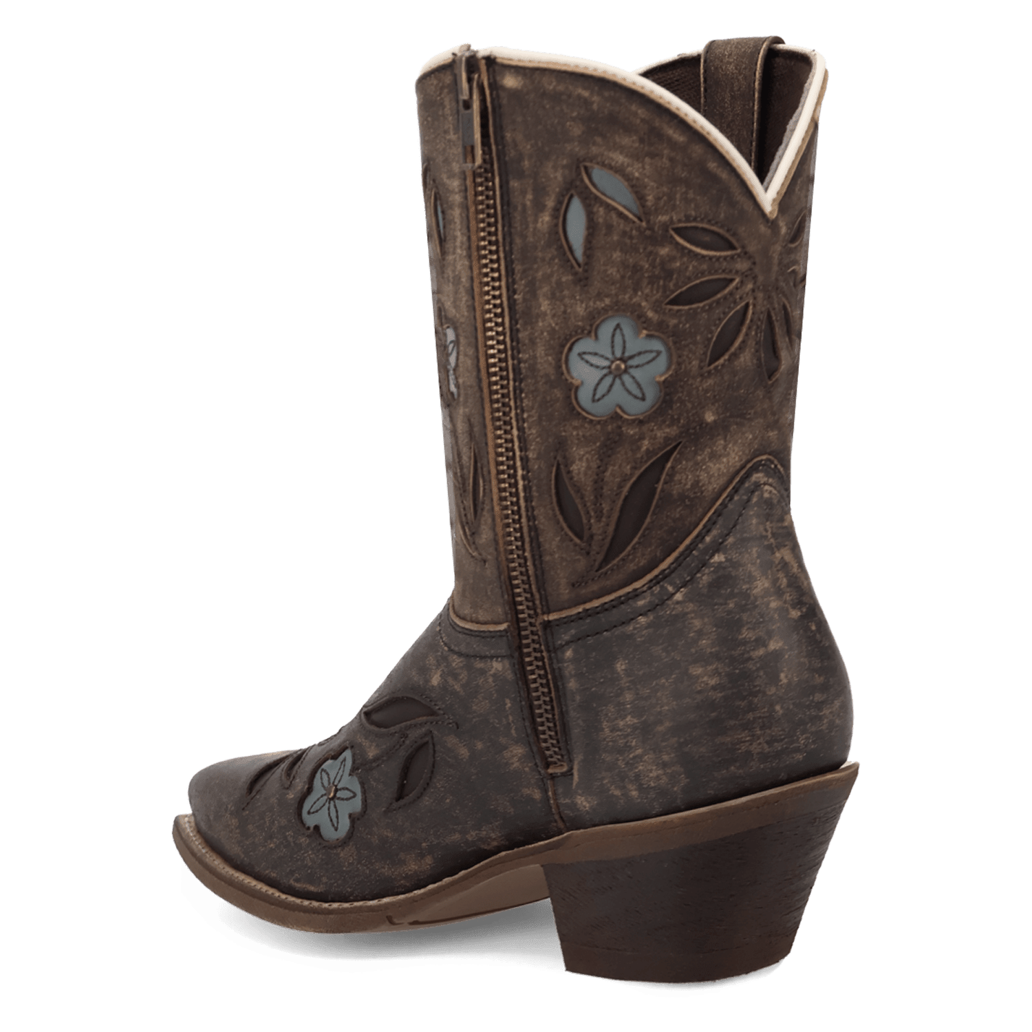 WILD PETAL LEATHER BOOTIE