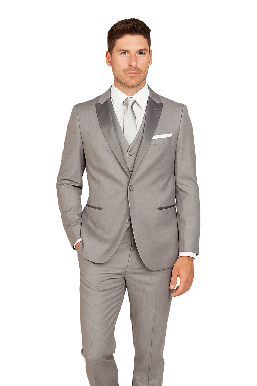 Arlan 2pc Tuxedo by Giorgio Fiorelli Black, Blue, or L Grey