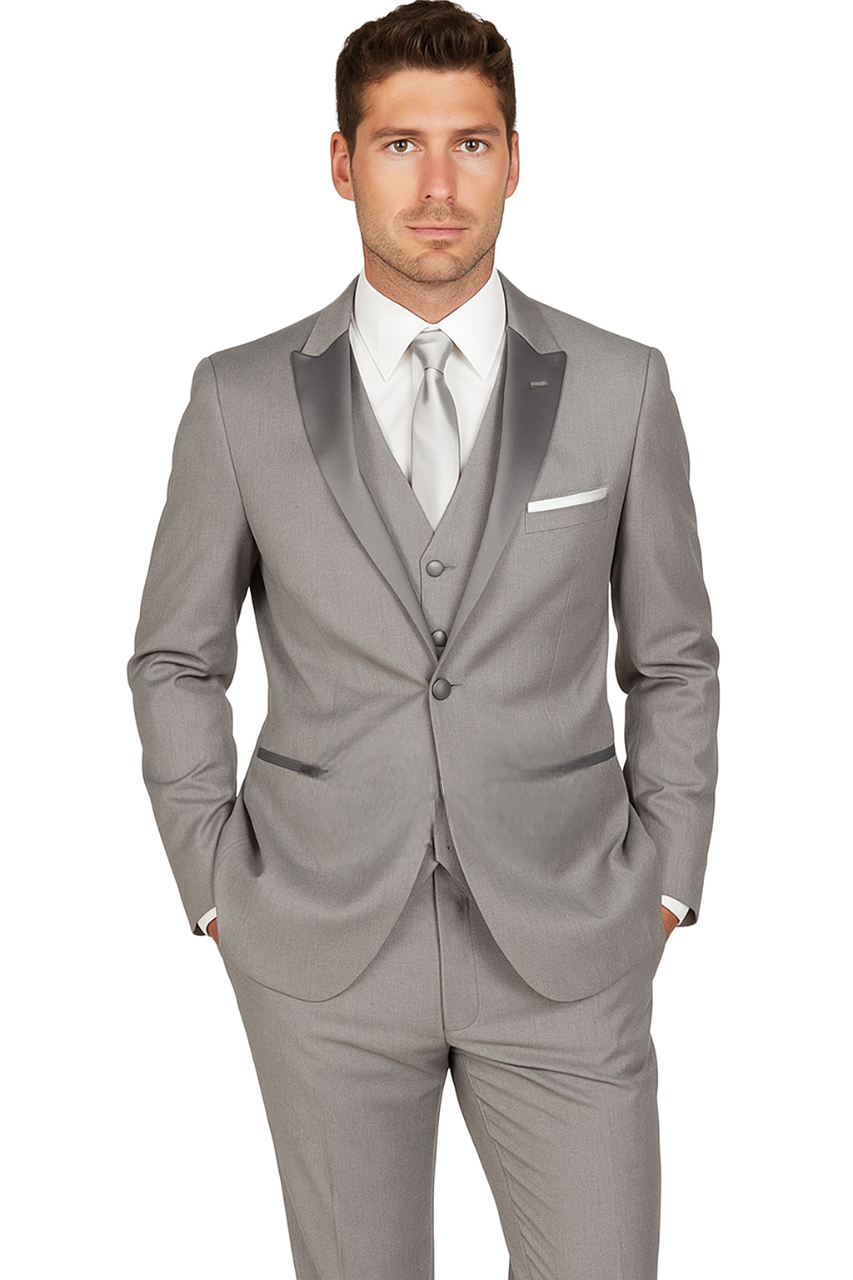 Arlan 2pc Tuxedo by Giorgio Fiorelli Black, Blue, or L Grey
