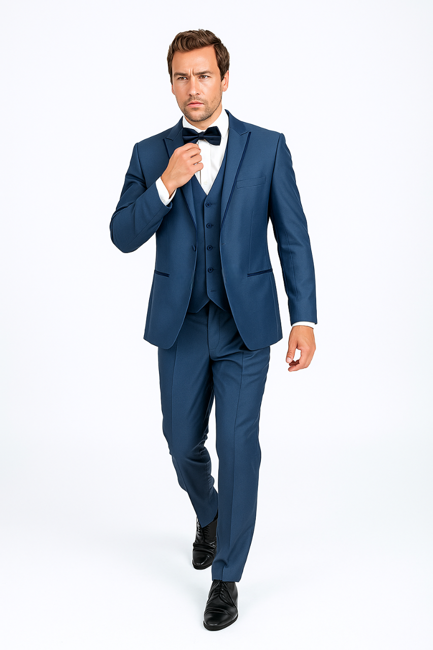 Oscar Tuxedo Sharkskin Gray or Blue by Giorgio Fiorelli