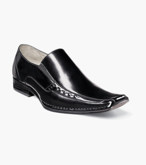 Stacy Adams TEMPLIN Bike Toe Loafer Black by Stacy Adams Shoes
