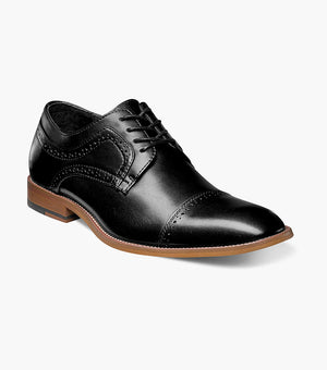 Stacy Adams DICKINSON Cap Toe Oxford Black by Stacy Adams Shoes