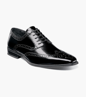 Stacy Adams TINSLEY Wingtip Oxford Black by Stacy Adams Shoes