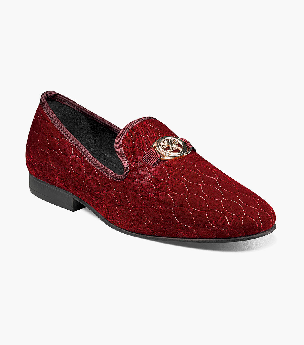Stacy Adams VALET Slip On Bit Loafer Burgundy by Stacy Adams Shoes