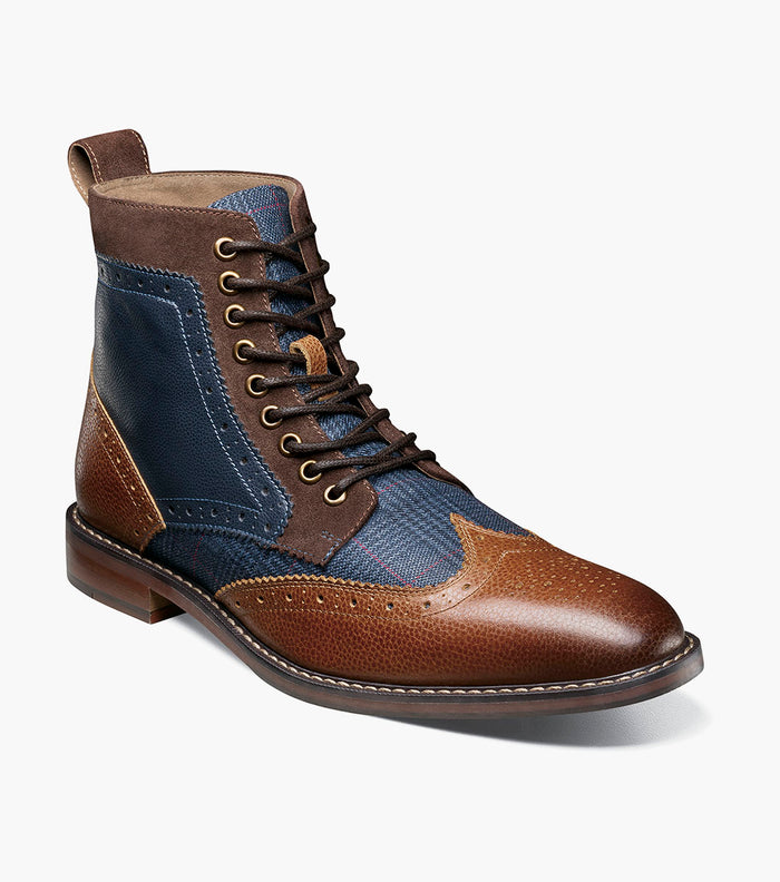 Stacy Adams Finnegan Wingtip Lace Up Boot by Stacy Adams Shoes