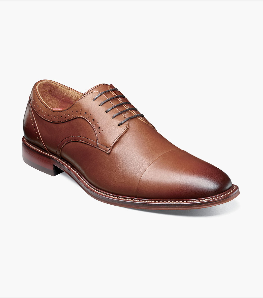 Stacy Adams MADDOX Cap Toe Oxford Chocolate by Stacy Adams Shoes