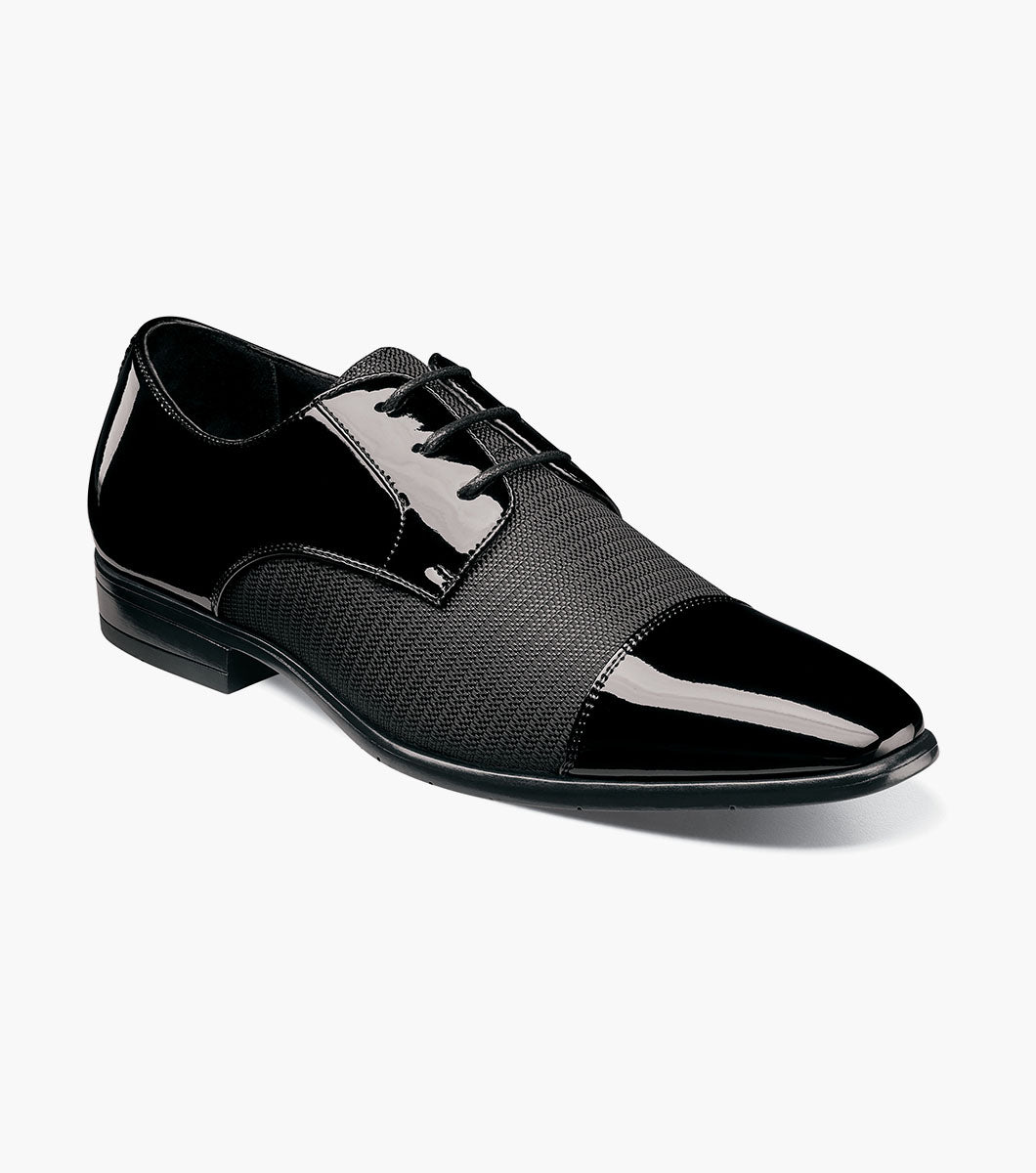 Stacy Adams PHARAOH Cap Toe Oxford Black by Stacy Adams Shoes