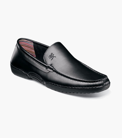 Stacy Adams DEL Moc Toe Slip On Black by Stacy Adams Shoes