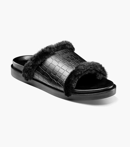 Stacy Adams MONTY Slide Sandal Black by Stacy Adams Shoes
