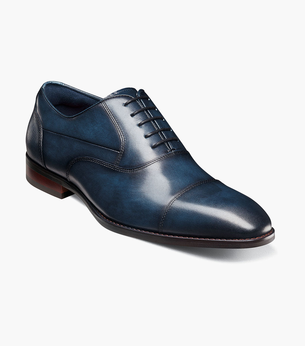 Stacy Adams KALLUM Cap Toe Oxford Navy by Stacy Adams Shoes