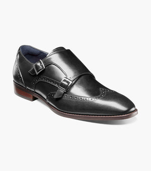 Stacy Adams Karson Wingtip Double Monk Strap by Stacy Adams Shoes