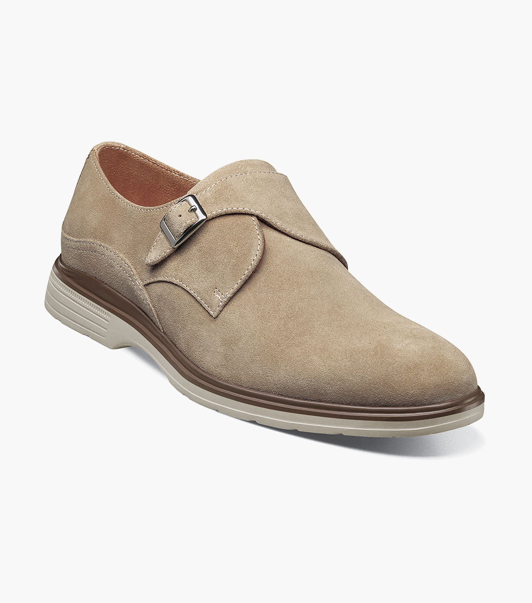 Stacy Adams Taylen Plain Toe Monk Strap by Stacy Adams Shoes