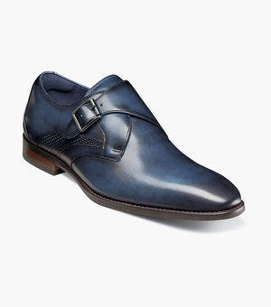 Stacy Adams KARCHER Plain Toe Monk Strap by Stacy Adams Shoes