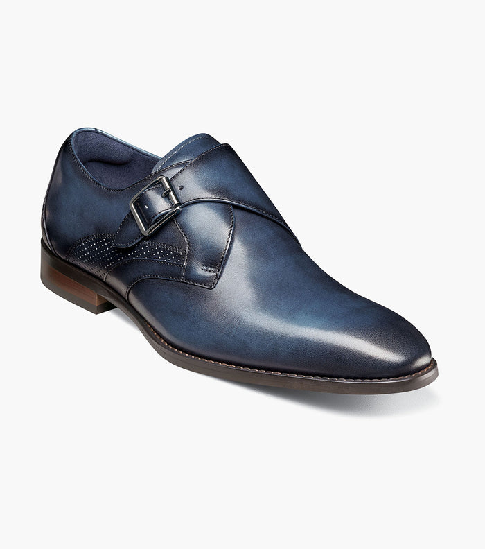 Stacy Adams KARCHER Plain Toe Monk Strap by Stacy Adams Shoes