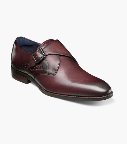 Stacy Adams KARCHER Plain Toe Monk Strap by Stacy Adams Shoes
