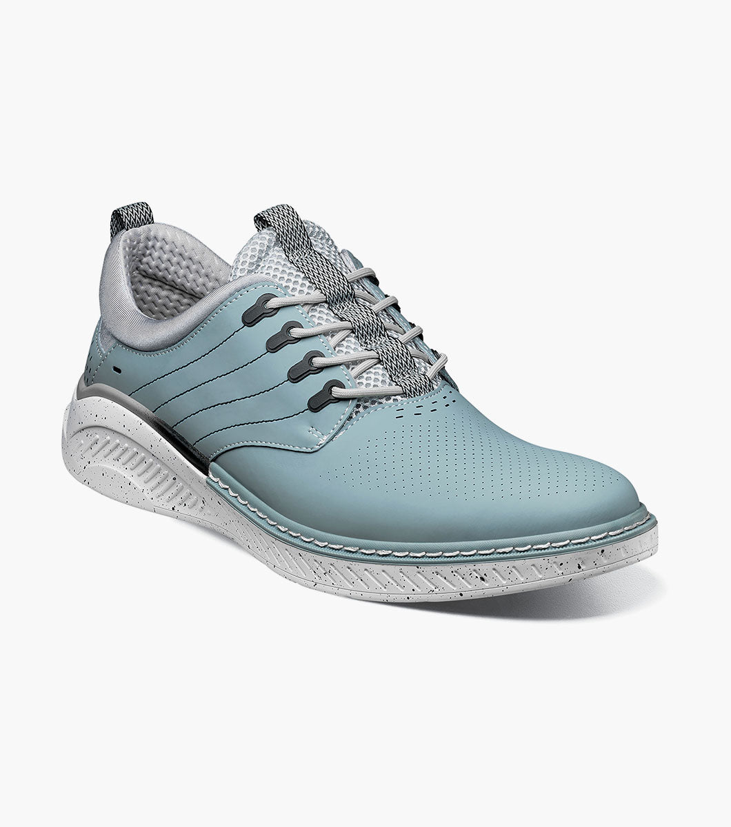 Stacy Adams BARNA Plain Toe Lace Up Light Blue by Stacy Adams Shoes