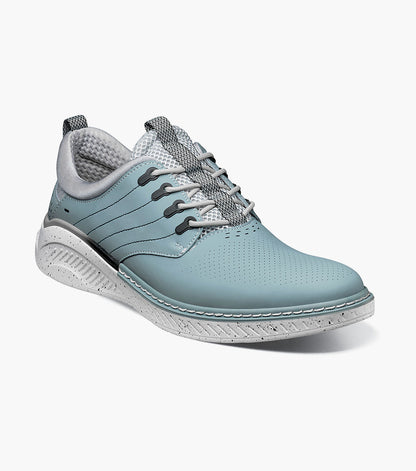 Stacy Adams BARNA Plain Toe Lace Up Light Blue by Stacy Adams Shoes