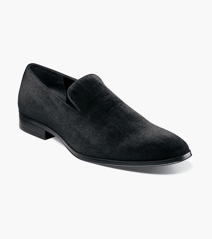 Stacy Adams SAVIAN Plain Toe Velour Slip On by Stacy Adams Shoes