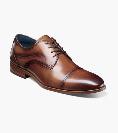 Stacy Adams BRYANT Cap Toe Oxford Tan by Stacy Adams Shoes