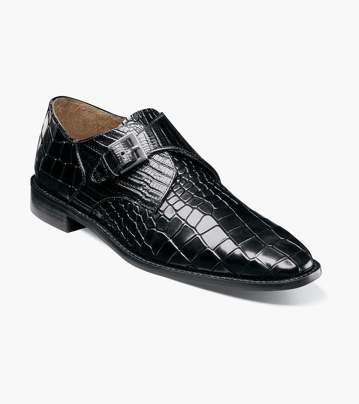Stacy Adams RAPINO Plain Toe Monk Strap by Stacy Adams Shoes