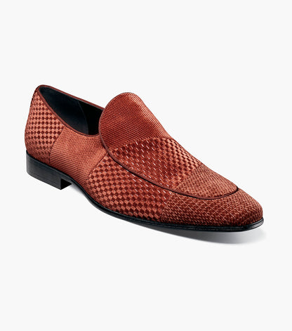 Stacy Adams SHAPSHAW Velour Moc Toe Slip On Cognac by Stacy Adams Shoes