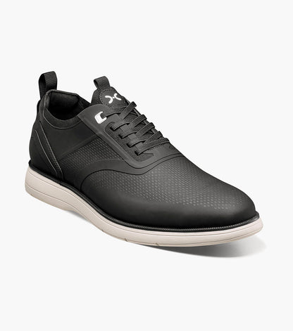 Stacy Adams EVERIDGE Plain Toe Elastic Lace Up Black by Stacy Adams Shoes