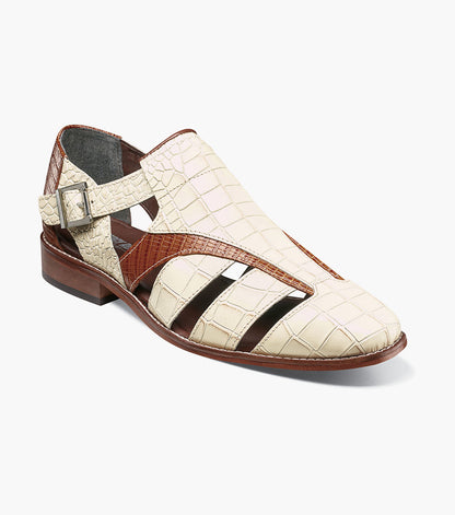 Stacy Adams CALANDRO City Sandal Ivory Multi by Stacy Adams Shoes