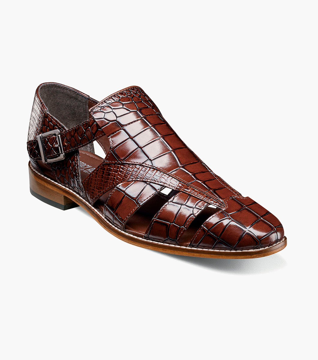Stacy Adams CALANDRO City Sandal Cognac by Stacy Adams Shoes