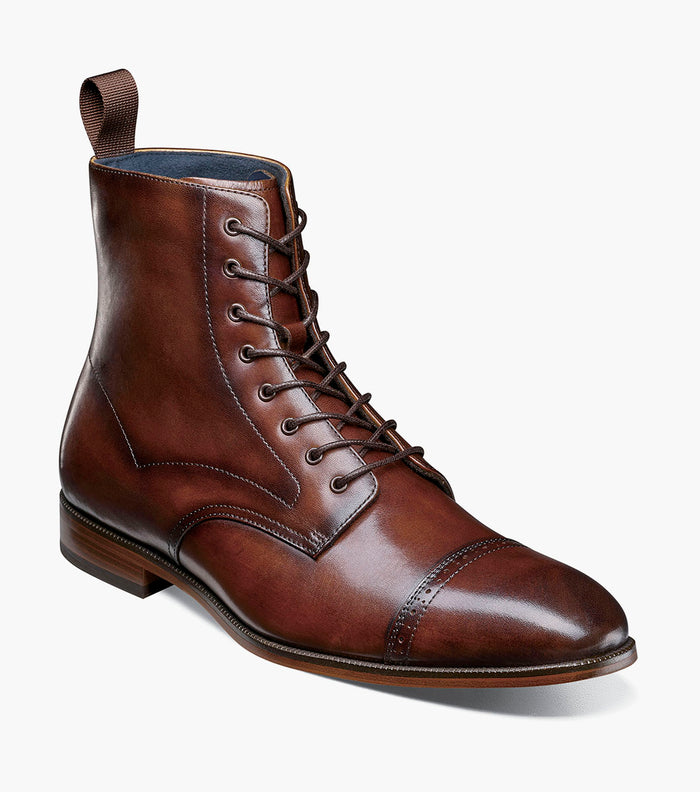 Stacy Adams Henry Cap Toe Lace Up Boot by Stacy Adams Shoes