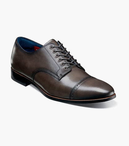 Stacy Adams WILLIAM Cap Toe Oxford Gray by Stacy Adams Shoes