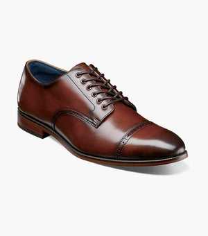 Stacy Adams WILLIAM Cap Toe Oxford Brown by Stacy Adams Shoes