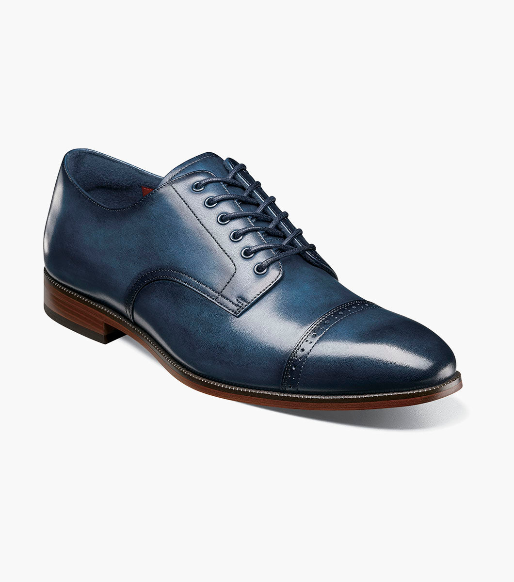 Stacy Adams WILLIAM Cap Toe Oxford Navy by Stacy Adams Shoes