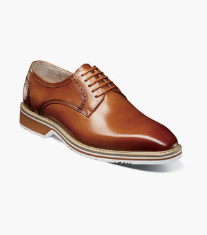 Stacy Adams BARRINGER Plain Toe Oxford Tan by Stacy Adams Shoes