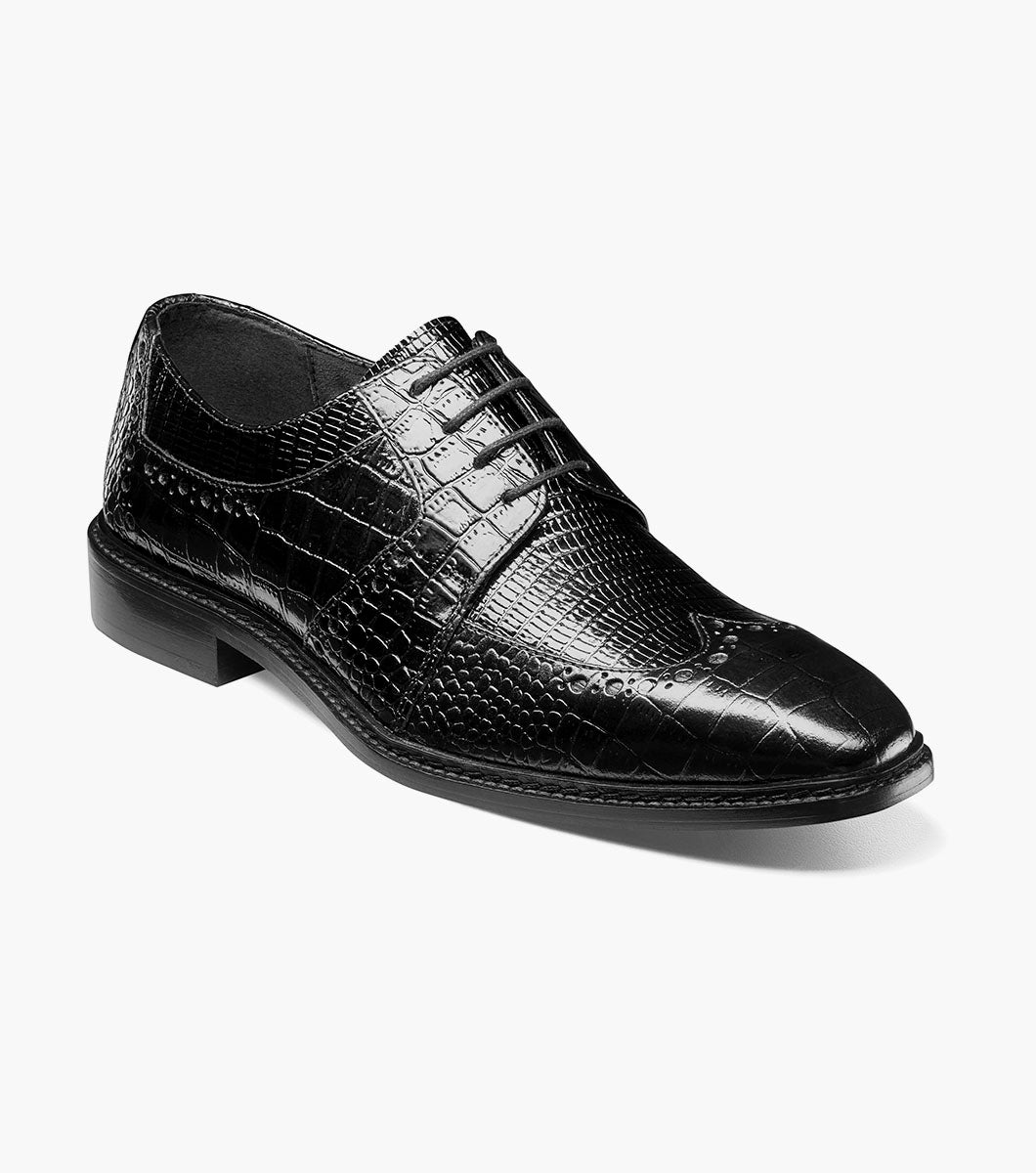 Stacy Adams TRAVATO Wingtip Oxford Black by Stacy Adams Shoes