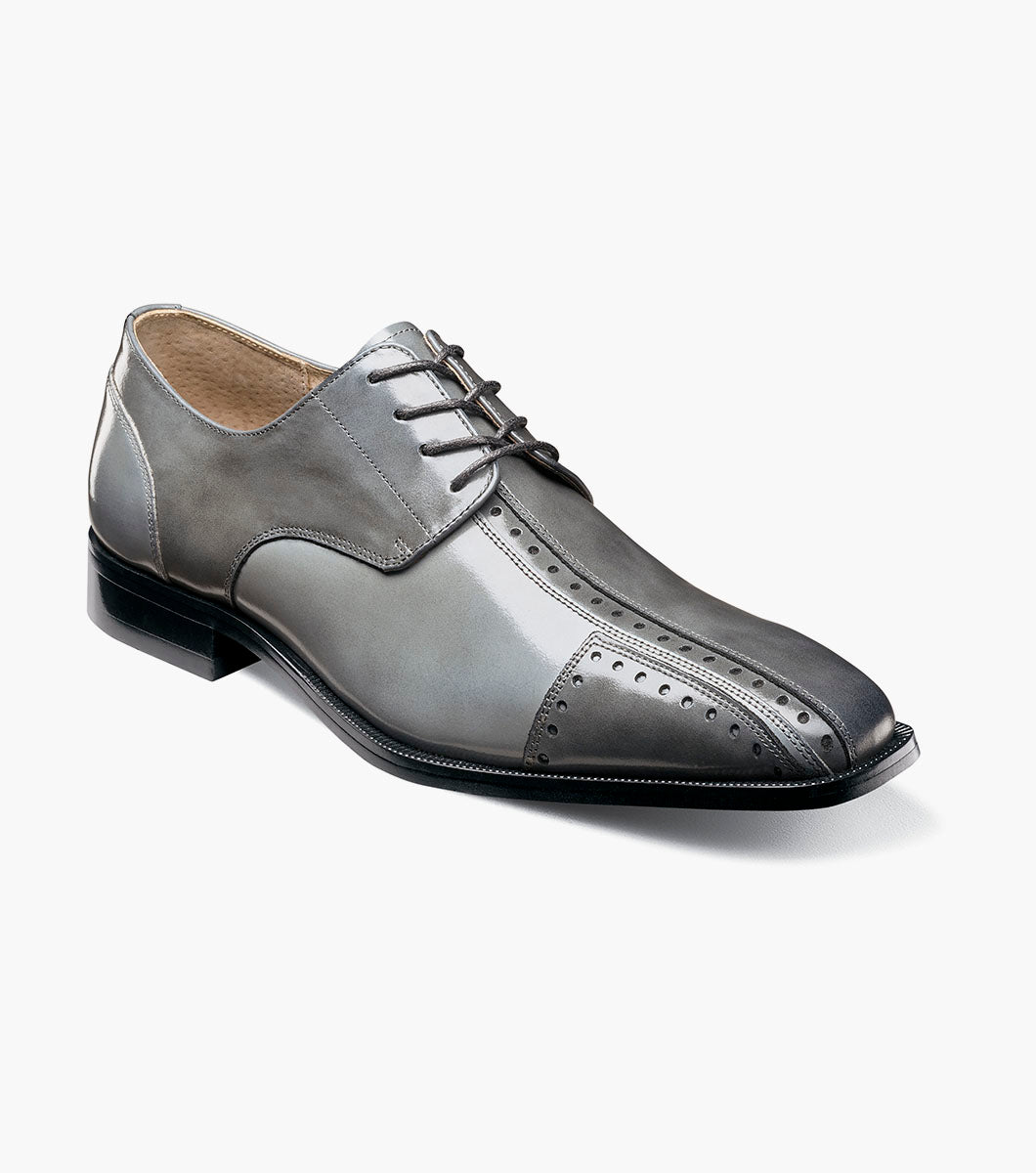 Stacy Adams PALMENTO Modified Cap Toe Oxford Gray Multi by Stacy Adams Shoes